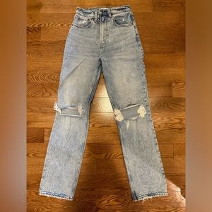 Abercrombie 90s Straight Ultra High-rise Jeans